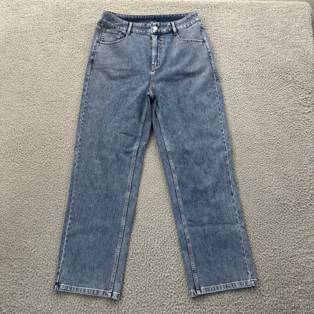 Halara Flex High Waisted Tummy Control Bootcut Jeans Women's Medium Petite x 27